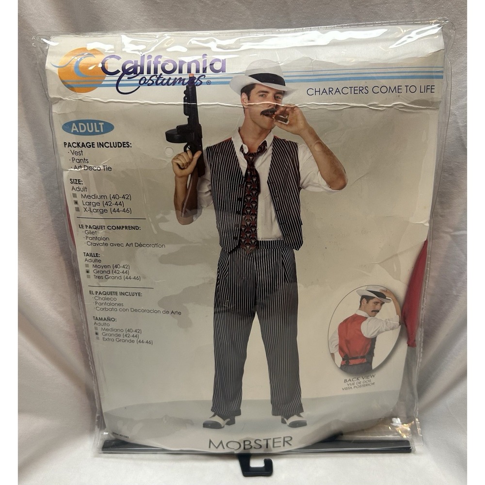 California Costumes Mens Gangster Size L 42-44